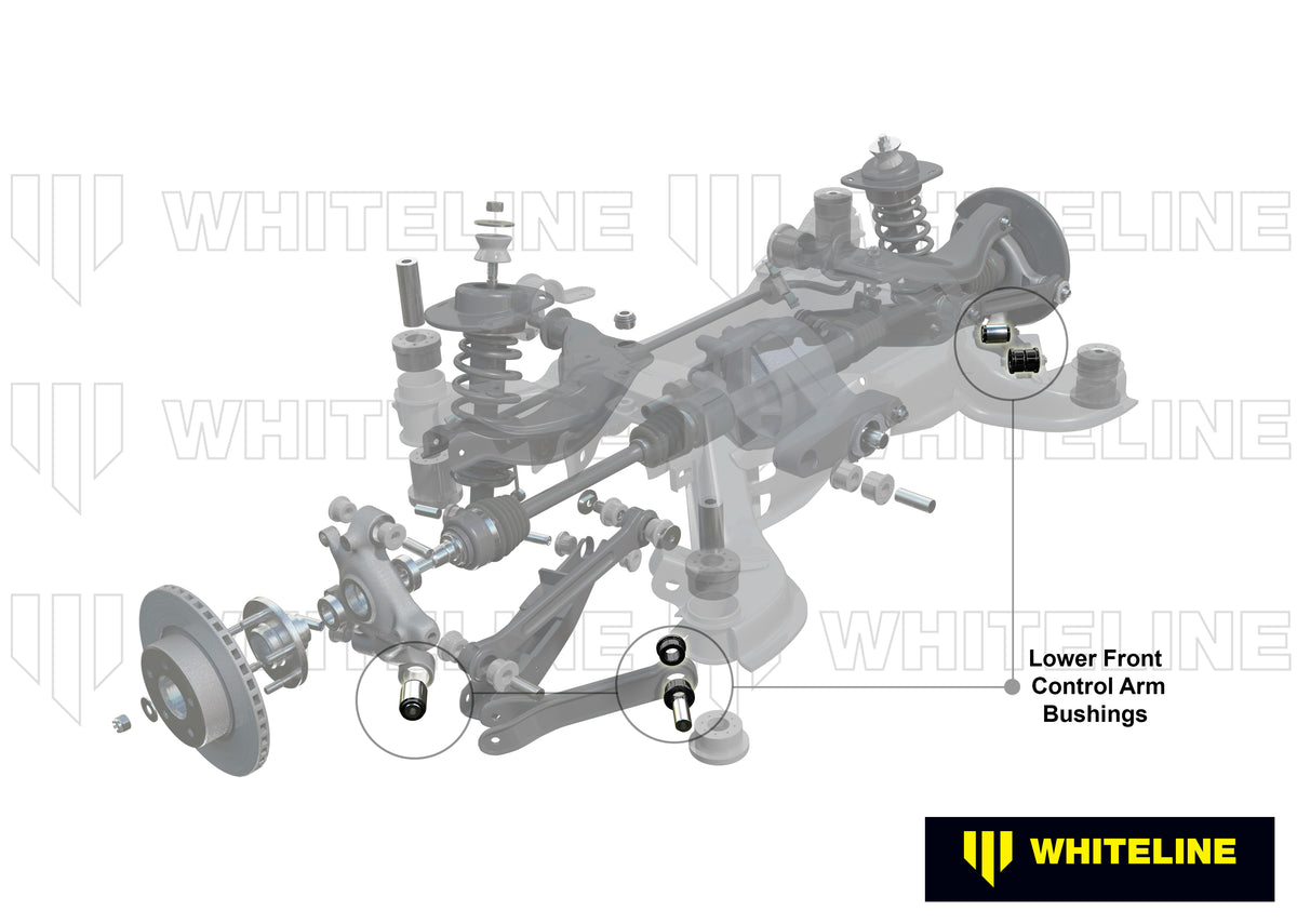 Land Rover Rover Discovery / Rover Range Rover Sport L319/L320 Whiteline Rear Control Arm Lower Front Bushing Kit
