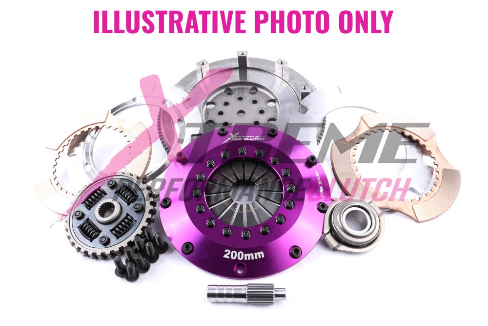 Mazda 323 / 626 2.0 (BJ)/2.0 (GF)/2.0 (GW) FS/FS7E/FS7G Xtreme Performance 200mm Sprung Ceramic Twin Plate Clutch Kit In