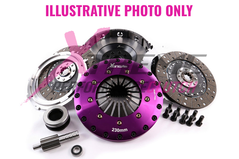 HSV Clubsport / Maloo / Manta / Holden H Series VS/VT/5.0 i V8 Xtreme Performance 230mm Organic Twin Plate Clutch Kit In