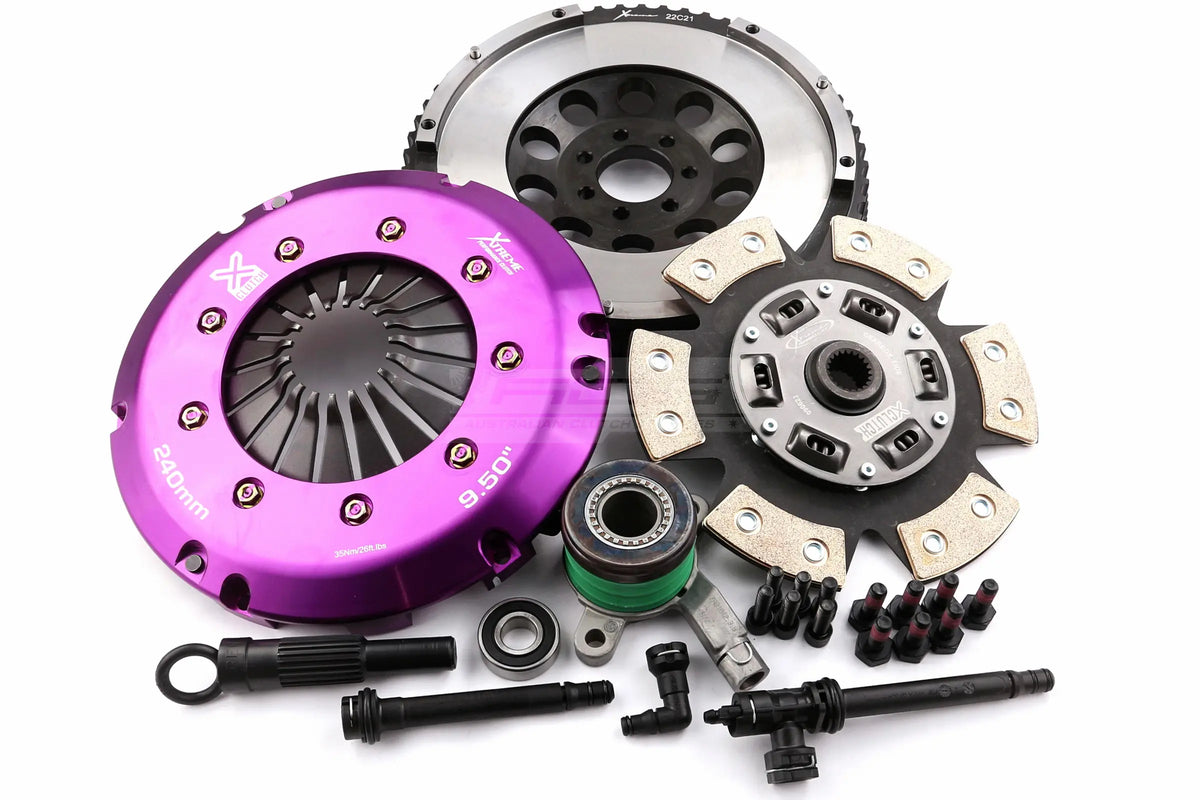 Renault Megane Gen. III F4R Clutch Kit Xtreme Performance Race Sprung Ceramic Incl Flywheel & CSC 910Nm