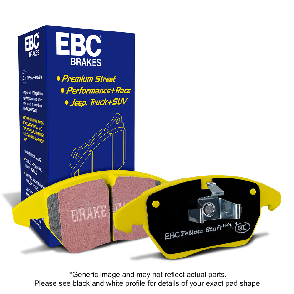 EBC Yellowstuff Mazda RX8 front brake pads DP41665R-1