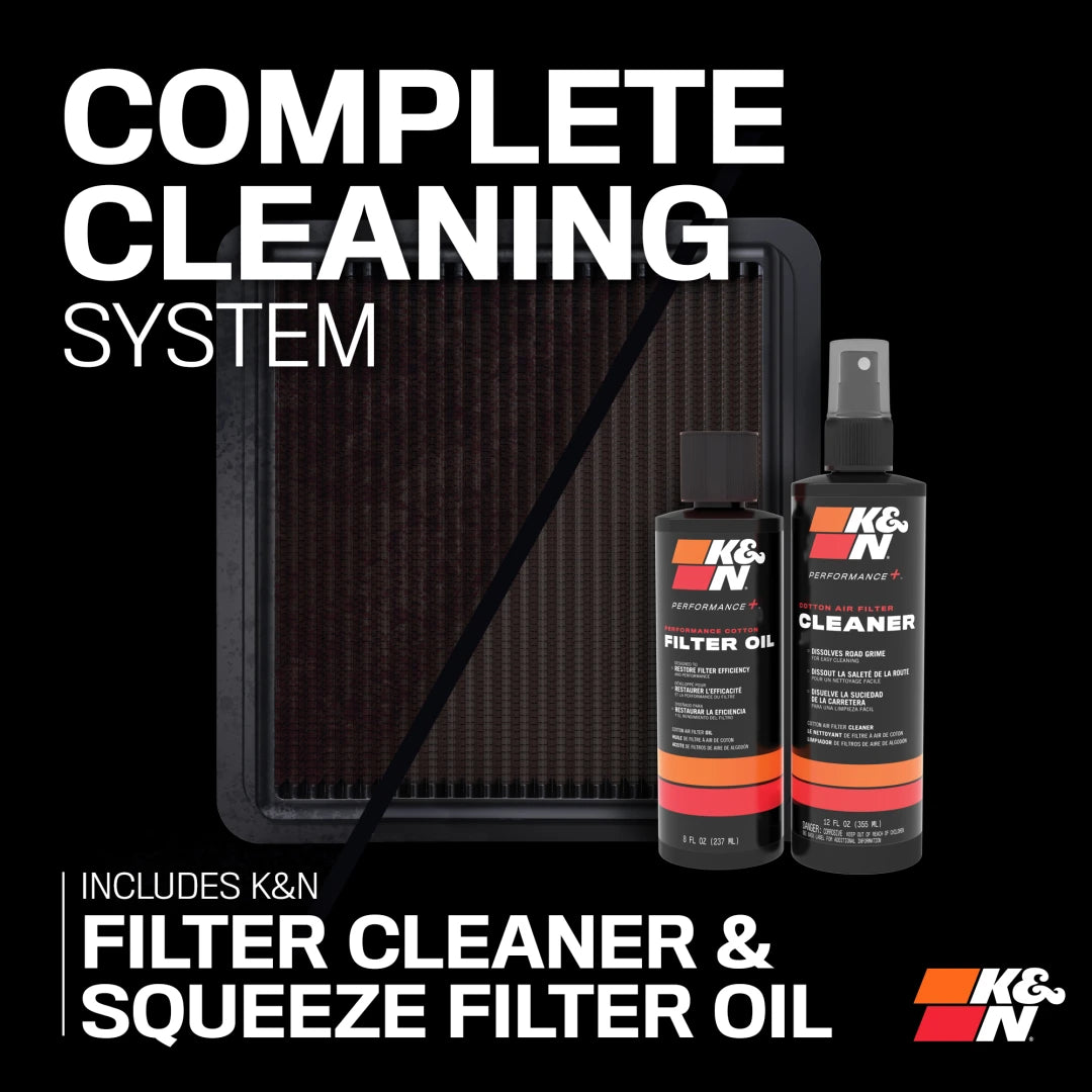 K&N Air Filter Recharger Service Kit - Squeeze Black