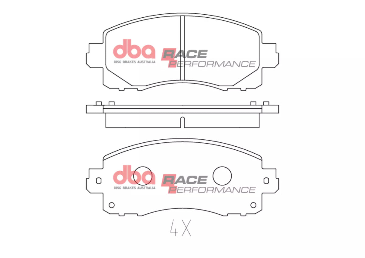 Subaru Impreza / XV DBA Race Performance Front Brake Pads