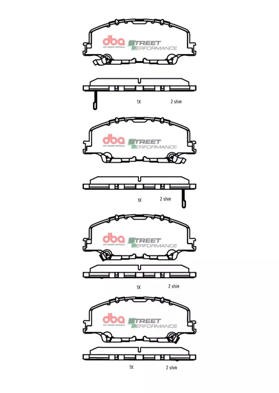 Isuzu D-MAX DBA Street Performance Front Brake Pads
