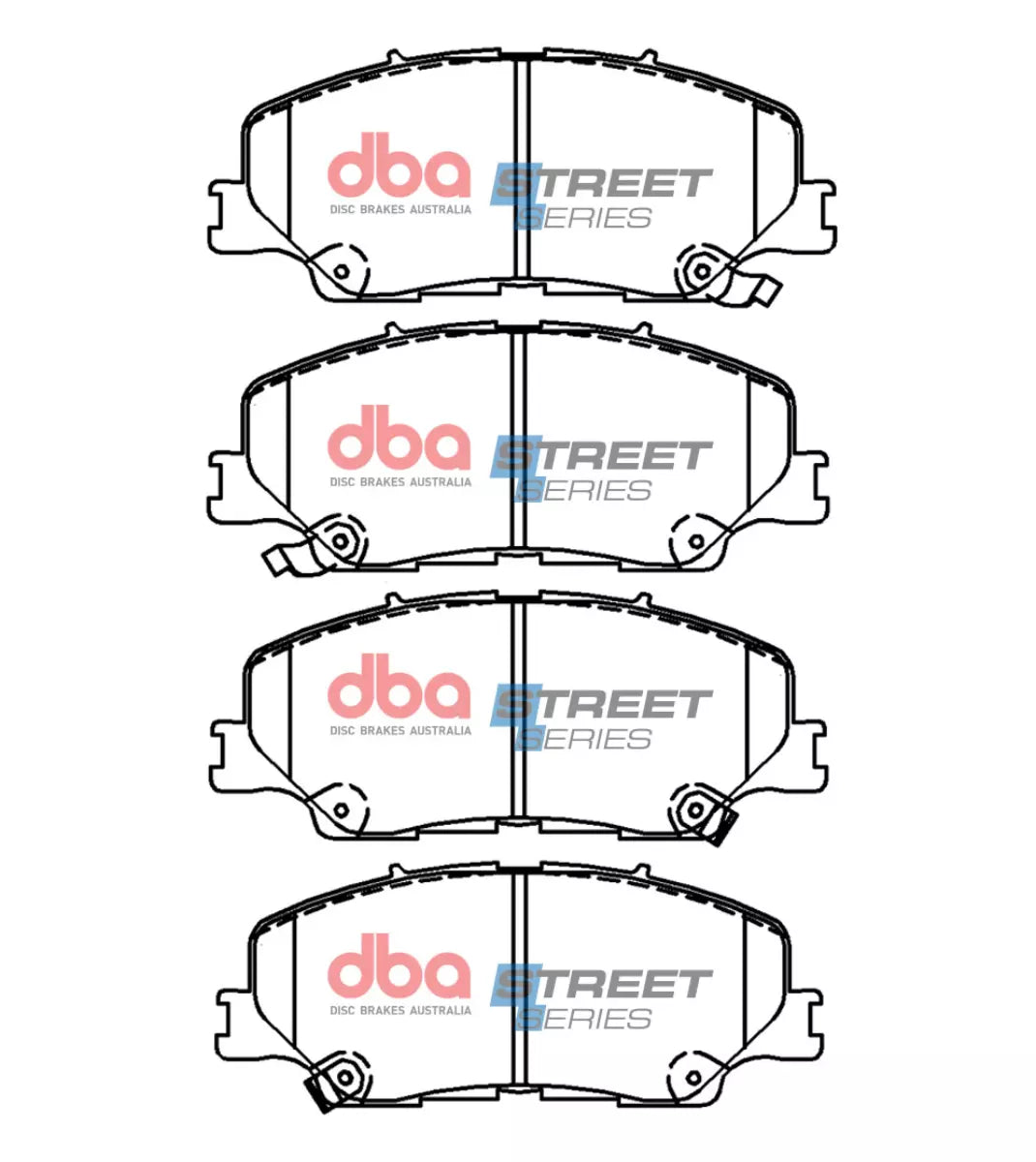 Isuzu D-MAX DBA Front Brake Kit – Street Series En-Shield Plain & Street Series Brake Pads