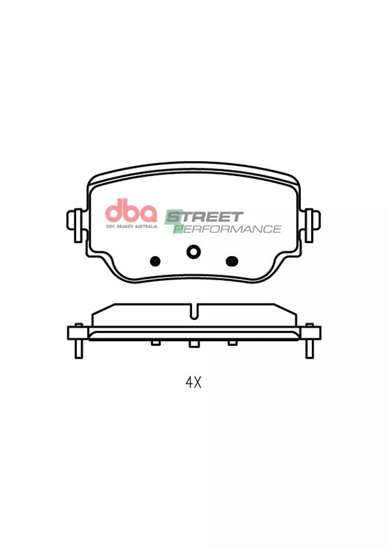 Mercedes-Benz A-Class / B-Class / CLA DBA Street Performance Rear Brake Pads