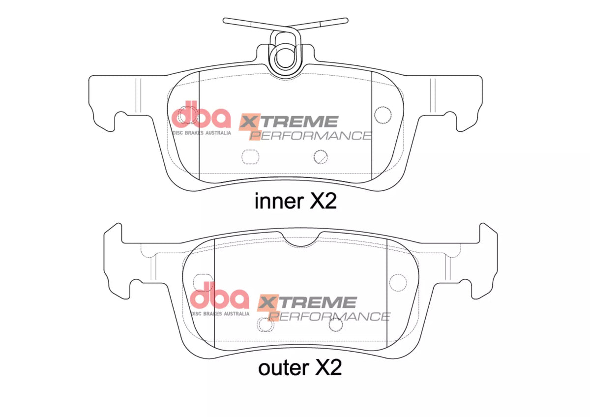 Ford Fiesta DBA Xtreme Performance Rear Brake Pads