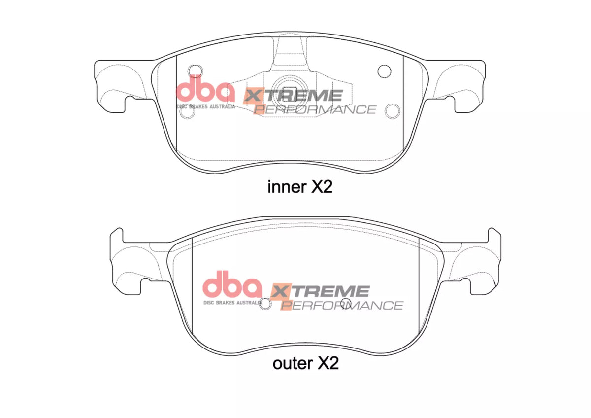 Ford Fiesta DBA Xtreme Performance Front Brake Pads