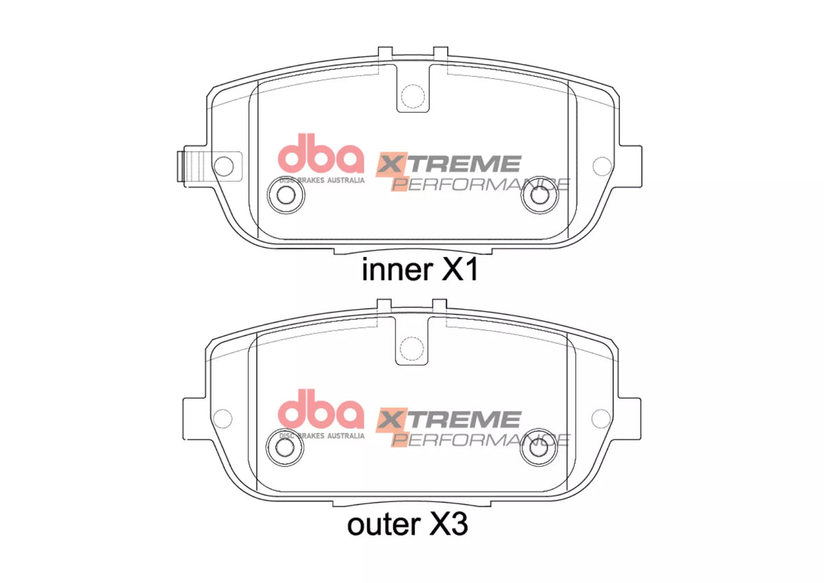 Mazda MX5 / Abarth Spider DBA Xtreme Performance Rear Brake Pads