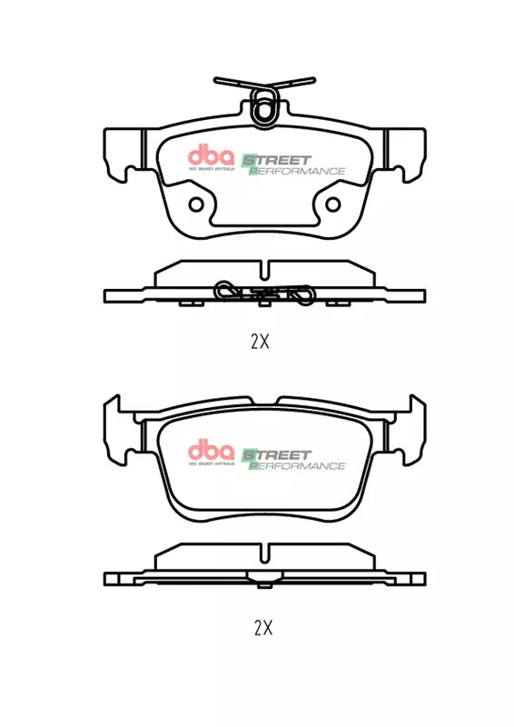 Ford Focus / Mondeo DBA Street Performance Rear Brake Pads