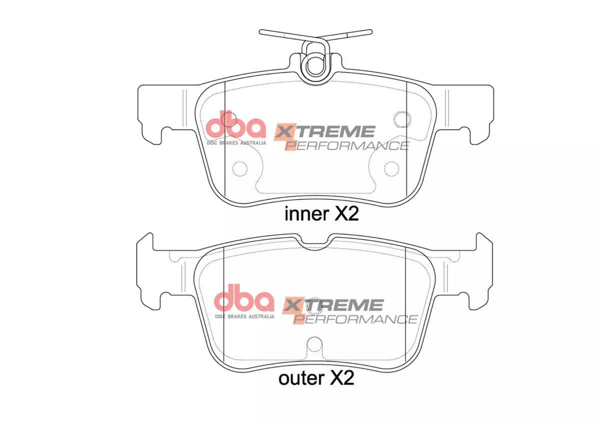 Ford Focus / Mondeo DBA Xtreme Performance Rear Brake Pads