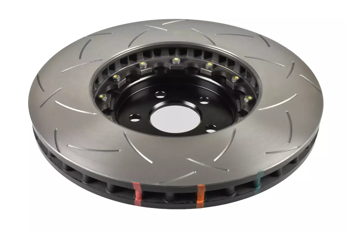 Ford Mustang DBA 5000 Series T3 Slotted Black Hat Front Brake Discs (Pair) (DBA53848BLKS)