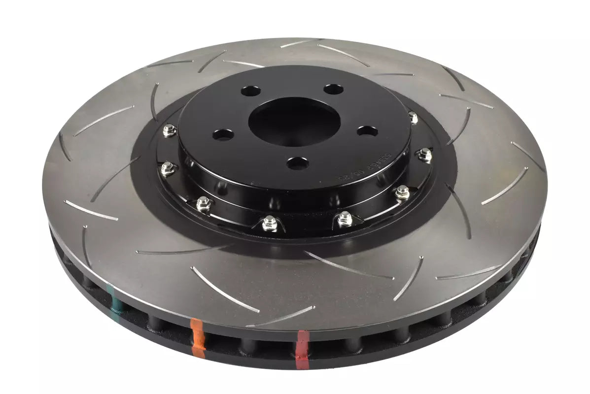 Ford Mustang DBA 5000 Series T3 Slotted Black Hat Front Brake Discs (Pair) (DBA53848BLKS)