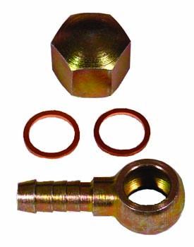 Steel 8mm Banjo Barb & Cap Nut Assembly (Bosch 0580254044)