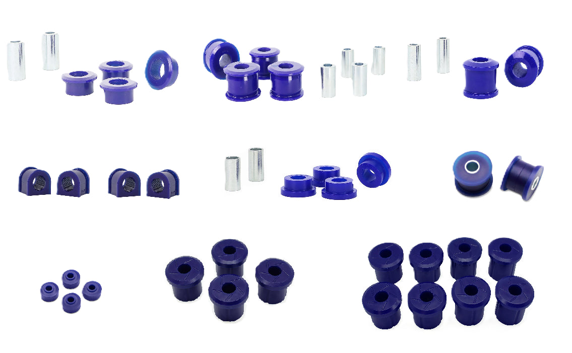 Toyota Land Cruiser SuperPro Radius Arm Panhard Rod Anti Roll Bar & Leaf Spring Bushing Kit