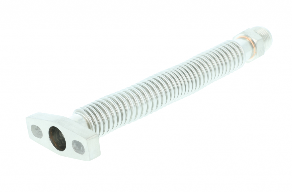 Oil Drain return flange T3 / T4 - flexible long pipe-2