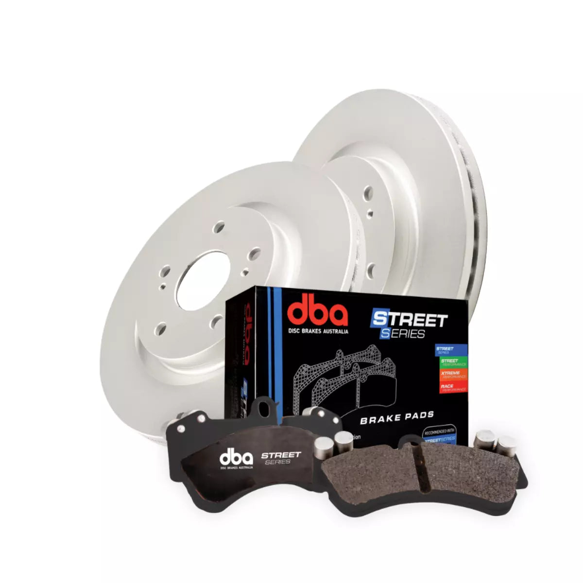 Isuzu D-MAX DBA Front Brake Kit – Street Series En-Shield Plain & Street Series Brake Pads