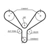 1UZ Non VVTi Timing Belt Kit without Hydraulic Tensioner