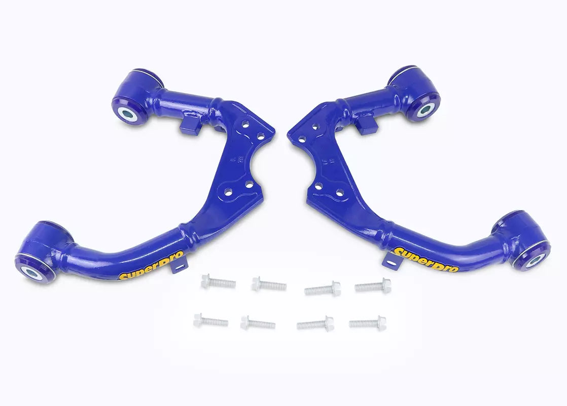 Isuzu D-MAX / Isuzu MU-X / Mazda BT-50 SuperPro Front Fixed Offset Upper Control Arm Kit including Ball Joints