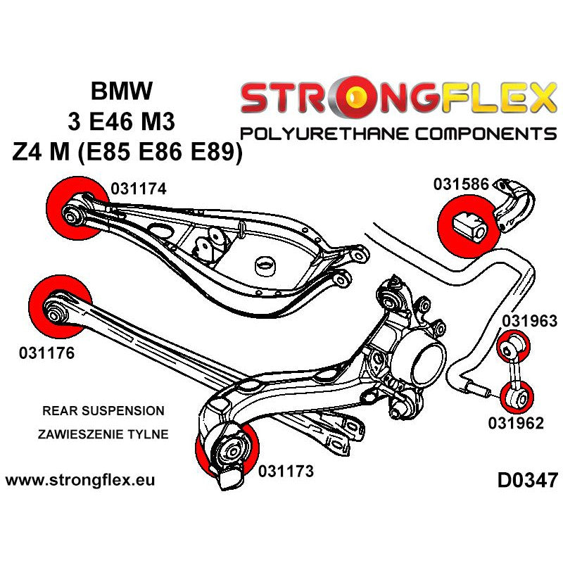 FULL CAR BUSH KIT E46 M3-4