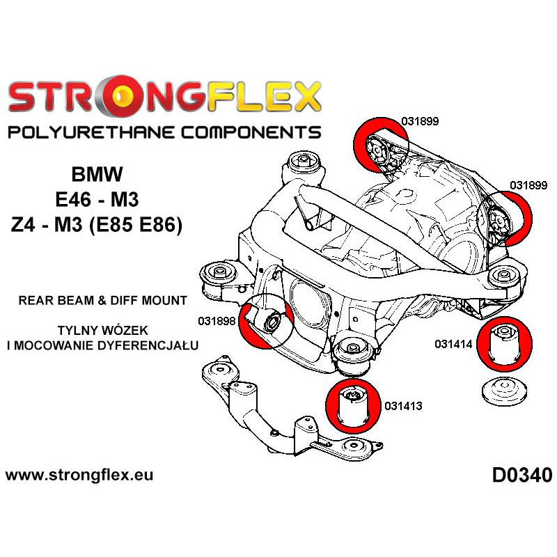 FULL CAR BUSH KIT E46 M3-3