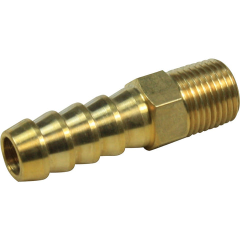 Brass Straight Fitting 1/8NPT to 8mm