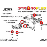 REAR SUBFRAME BUSH KIT ROAD IS200/ALTEZZA/MARK X/GS300 S160