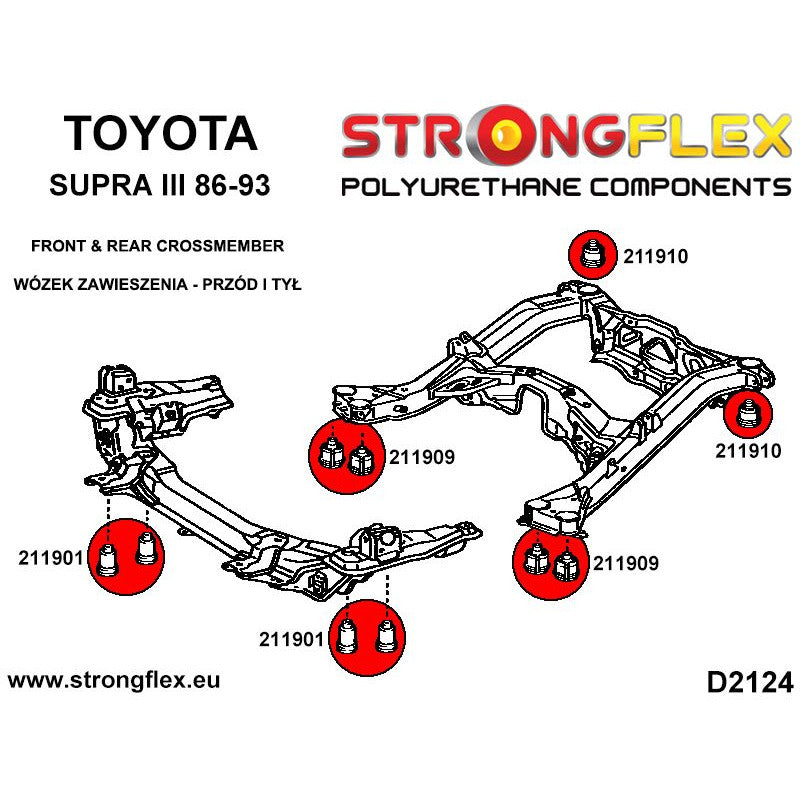 FULL SUSPENSION BUSH KIT ROAD SUPRA JZA70-4