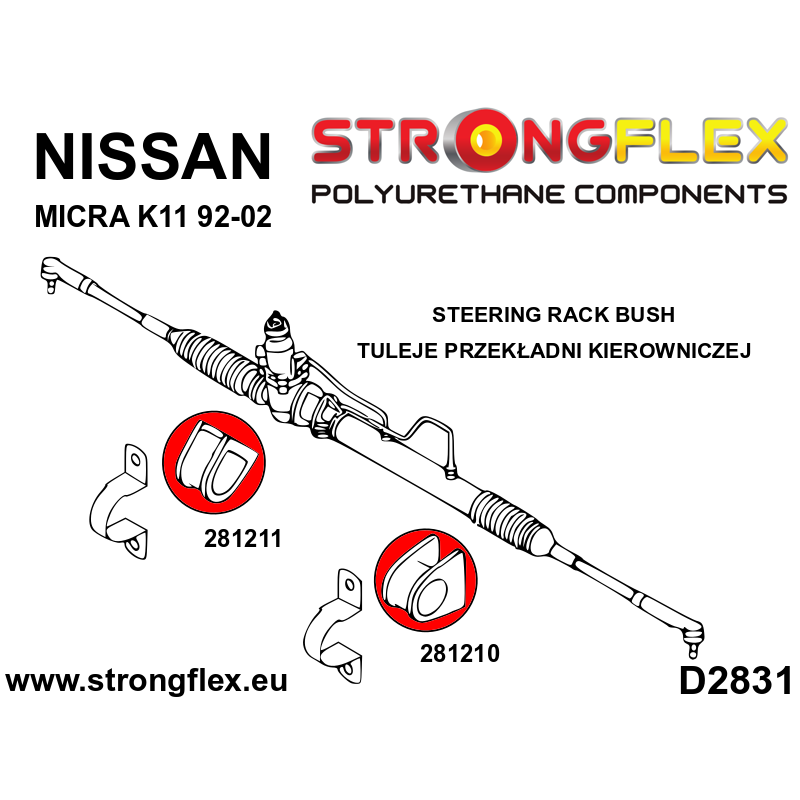 FULL SUSPENSION BUSH KIT MICRA K11-4