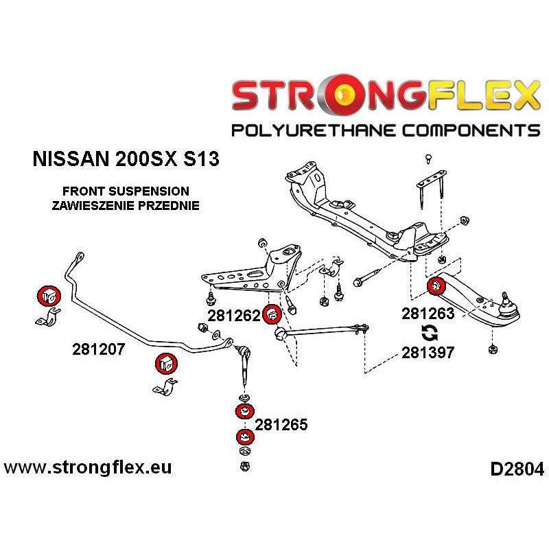 FULL SUSPENSION BUSH KIT S13