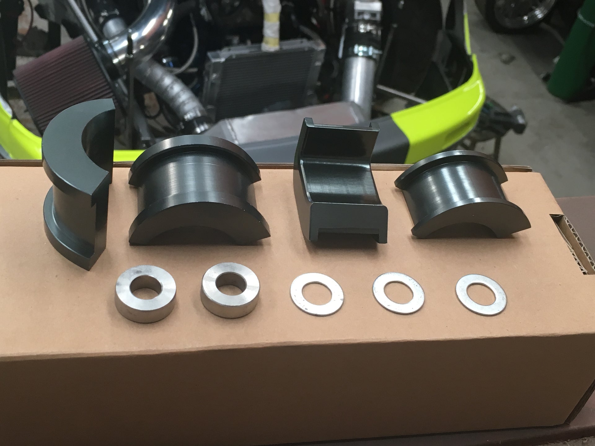 Eccentric steering rack bushes for Silvia/Skyline - Group-D