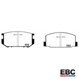 EBC AE86 Ultimax Front Brake Pads DP532 - Group-D