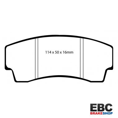 EBC For AP Racing 13 Inch AE86 Kit Yellowstuff Front Brake Pads DP4008R - Group-D