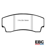 EBC For AP Racing 13 Inch AE86 Kit Yellowstuff Front Brake Pads DP4008R - Group-D
