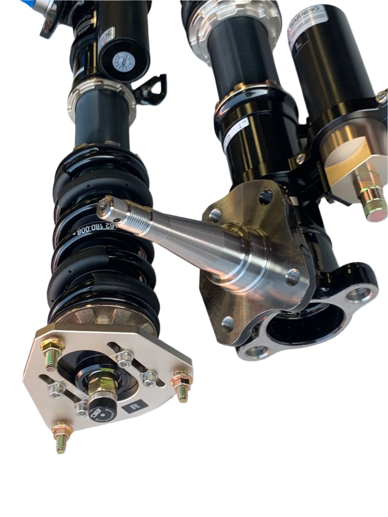 FRONT PAIR ONLY: BC Racing AE86 ER Series Coilover Double Adjustable-6