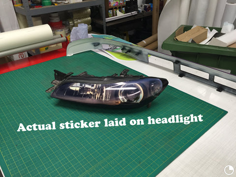 S15 Stickers for Headlight Blanks - Group-D