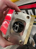 T3 to Garrett V Band stainless steel manifold turbocharger flange adapter