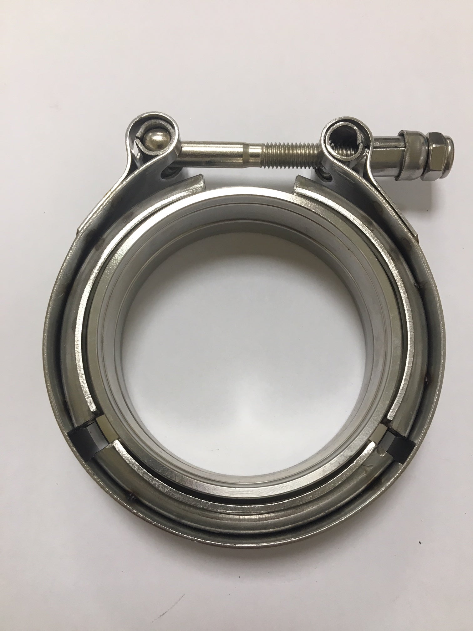 3.5" (89mm) V Band clamp and flange set Group-D-1