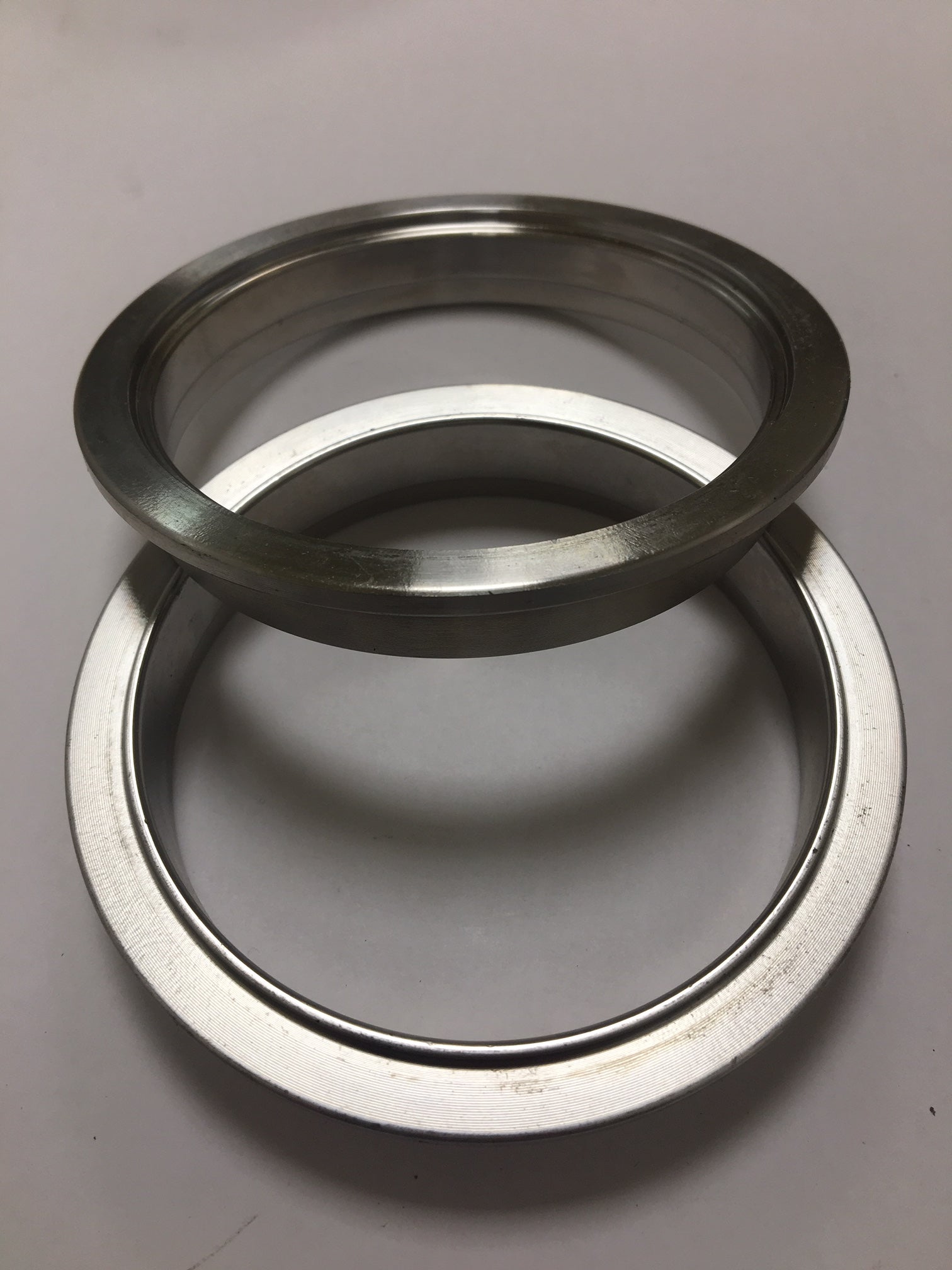 3.5" (89mm) V Band clamp and flange set Group-D-2
