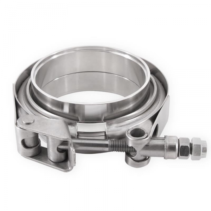 2.5" (63mm) V-Band clamp and flange set Mishimoto-1