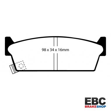 EBC Yellowstuff Skyline R32 Rear Brake Pads DP4686/2R - Group-D