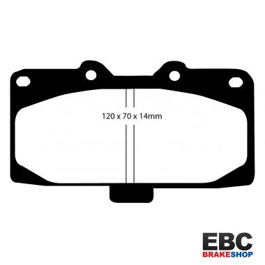 EBC Skyline R34 Yellowstuff Front Brake Pads DP41200R - Group-D