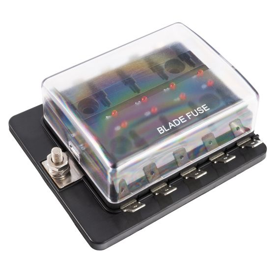 LED Blade Fuse Box 10 way-1