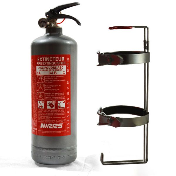 RRS 2kg Powder Handheld Extinguisher Grey