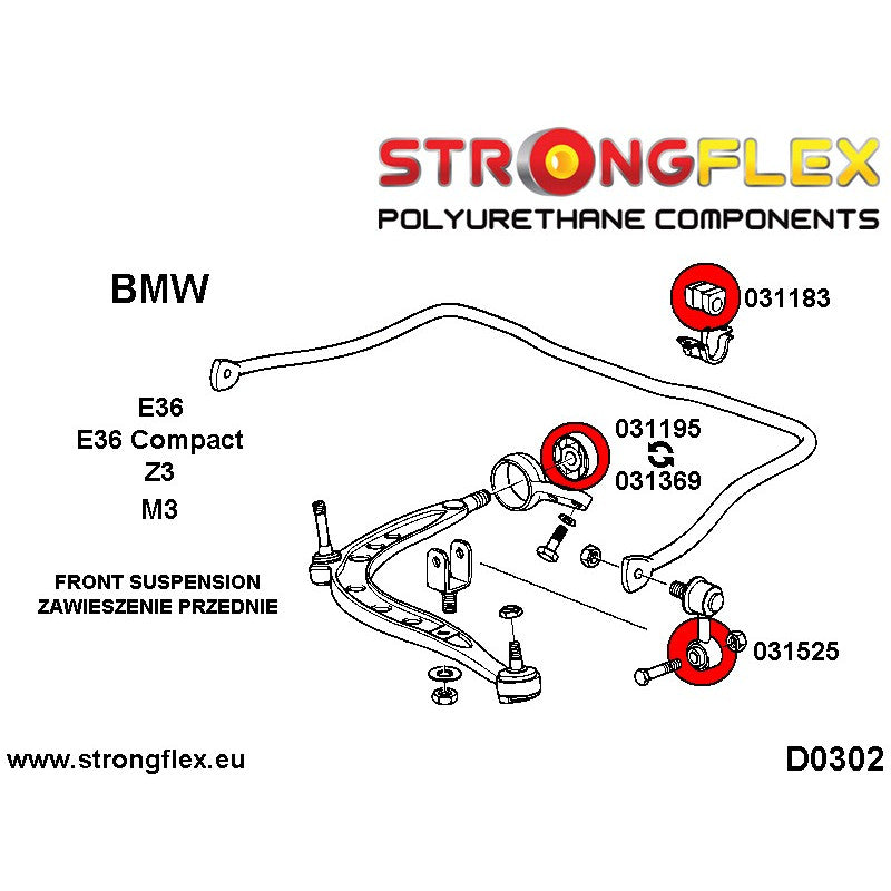 FULL CAR BUSH KIT E36 M3 EVO-3