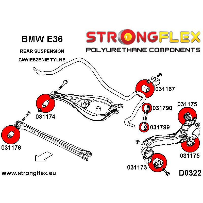FULL CAR BUSH KIT E36 M3