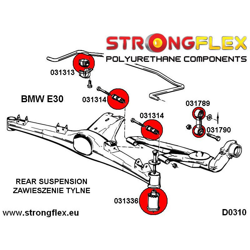 FULL SUSPENSION BUSH KIT E30-3