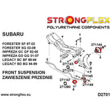 FULL SUSPENSION BUSH KIT IMPREZA GC,GD/FORESTER SF/LEGACY BC,BD