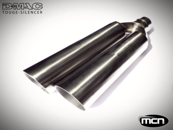 2.5 Inch Inlet D-MAC TOUGE TAIL PIPE (UNSILENCED) - Group-D
