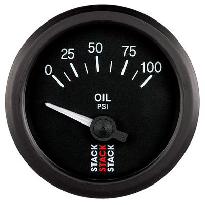 Stack Oil Pressure Gauge - Electrical